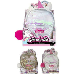 Sac à dos - Girabrilla - Licorne - Rose - Multicolore - Fantaisie - Enfant
