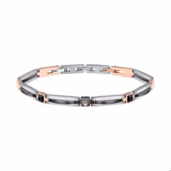 Bracelet - Maserati - JM223ATZ19 - Acier et céramique - Noir - 21cm