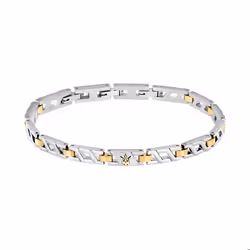 Bracelet en acier - MASERATI - JM124AVD38 - Or jaune - Homme - 18.5+3CM - Adulte - Doré