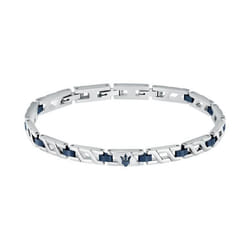 Bracelet en acier et céramique - MASERATI - JM124AVD39 - Bleu - Homme - 18.5+3CM
