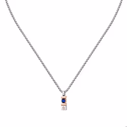 Collier - MASERATI - JM334AXO06 - Acier - Saphir synthétique - Doré rose