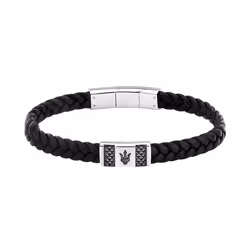 Bracelet en cuir véritable recyclé - JM424AVE25