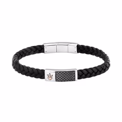 Bracelet en cuir véritable recyclé - JM424AVE26