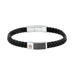 Bracelet en cuir véritable recyclé - JM424AVE26