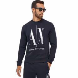 Sweat logo métallisé - Armani exchange - Homme