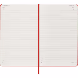 Moleskine DHF212DC3Y25 bloc-notes Rouge