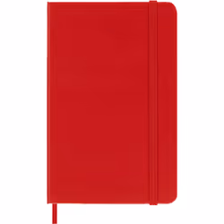 Moleskine DHF212DC2Y25, Monochromatique, Rouge, Mat, 70 g/m², Papier ligné, Couverture rigide