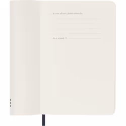 Moleskine DSB2012DC2Y25 bloc-notes Bleu