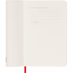 Moleskine DSF212DC2Y25 bloc-notes Rouge