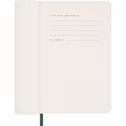 Moleskine DSK1512DC2Y25 bloc-notes Vert