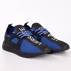 Basket Versace Linea fondo knitted Homme Bleu