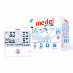 Medel MB10, Bras supérieur, Automatique, Blanc, 22 - 42 cm, mmHg, LCD