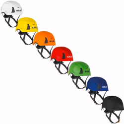 Le casque Kask Premier AIR, conçu avec des fentes intégrées pour un montage facile des accessoires de protection des yeux et  ...