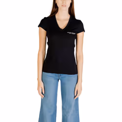 TShirt 100% coton logo relief  -  Armani exchange