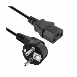 Vultech ALIM15 câble électrique Noir 1,5 m Prise d'alimentation type F IEC C13 - Vue supplémentaire 2
