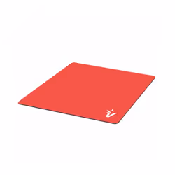 Vultech MP-01R, Rouge, Monochromatique, Microfibre, Caoutchouc, Base antidérapante
