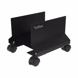 Vultech CP-01, Support CPU de chariot, 50 kg, Noir, Aluminium, 4 roue(s), 140 - 255 mm