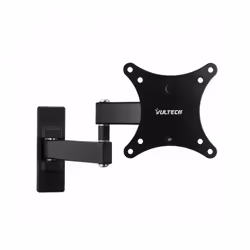 Vultech BTV-1326LITE, 66 cm (26"), 75 x 75 mm, 100 x 100 mm, -10 - 3°, Acier inoxydable, Noir