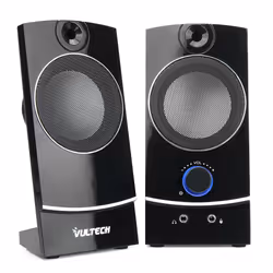 Vultech SP-330, 2-voies, 2.0 canaux, Avec fil, 3 W, 160 - 20000 Hz, Noir