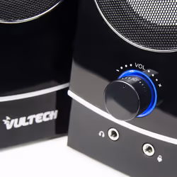 Vultech SP-330 haut-parleur 2-voies Noir Avec fil 3 W