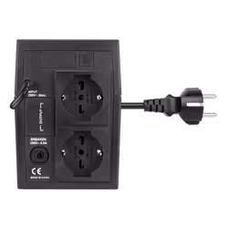 Vultech UPS650VA-LITE alimentation d'énergie non interruptible Veille 0,65 kVA 360 W 2 sortie(s) CA