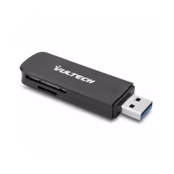 Vultech CRX-02USB3, MicroSD (TransFlash), MicroSDHC, MicroSDXC, SD, SDHC, SDXC, Noir, 5000 Mbit/s, Acrylonitrile-Butadiène-St ...