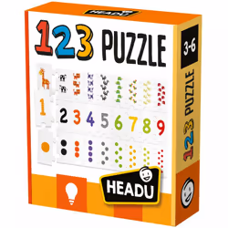 Headu 123 Puzzle, 3 an(s), Multicolore