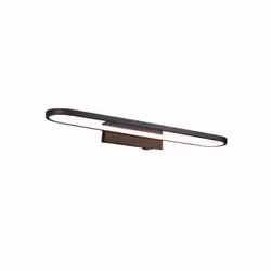 Applique murale LED Gianni H2O TRIO - Noir - IP65 - Salle de bain - L. 60cm