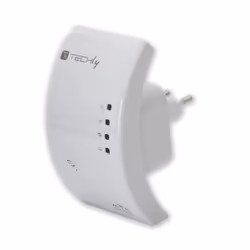 Techly I-WL-REPEATER pont & répéteur 300 Mbit/s Blanc