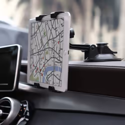 Techly I-TABLET-VENT Support pour GPS Voiture Passif Noir - Vue supplémentaire 6