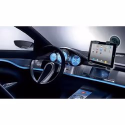 Techly I-TABLET-VENT Support pour GPS Voiture Passif Noir - Vue supplémentaire 8