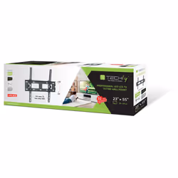 Techly ICA-PLB 131M support pour téléviseur 55" Noir