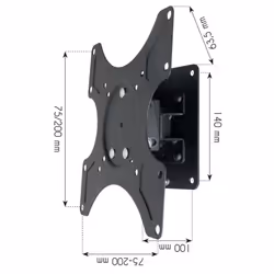 Techly ICA-LCD 2900B support pour téléviseur 37" Noir - Vue supplémentaire 4