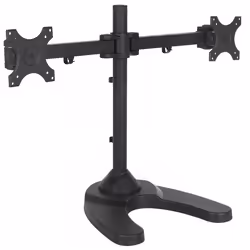 Techly ICA-LCD 3510, 20 kg, 33 cm (13"), 61 cm (24"), 100 x 100 mm, Réglage de la hauteur, Noir