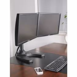 Techly ICA-LCD 3510 support d'écran plat pour bureau 61 cm (24") Noir