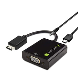 Techly IDATA HDMI-VGA4 câble vidéo et adaptateur VGA (D-Sub) HDMI Type C (Mini) Noir