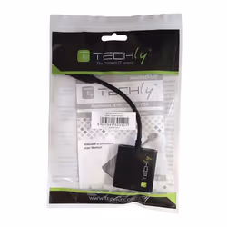Techly IDATA HDMI-VGA4 câble vidéo et adaptateur VGA (D-Sub) HDMI Type C (Mini) Noir
