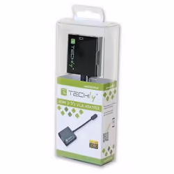 Techly IDATA HDMI-VGA5 câble vidéo et adaptateur VGA (D-Sub) HDMI Type D (Micro) Noir