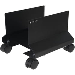 Techly ICA-CS 34 chariot et support multimédia Noir PC Panier multimédia