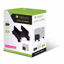 Techly ICA-CS 34 chariot et support multimédia Noir PC Panier multimédia