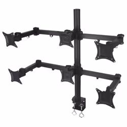 Techly ICA-LCD 482-S, 60 kg, 33 cm (13"), 50,8 cm (20"), 100 x 100 mm, Réglage de la hauteur, Noir