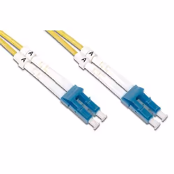 Techly LC-LC M-M 3m câble de fibre optique OS2 Jaune