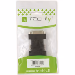 Techly DVI-D - DVI-I M/F Noir
