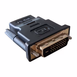 Techly DVI-D - HDMI M/F Noir
