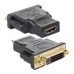 Techly DVI-D - HDMI F/F Noir