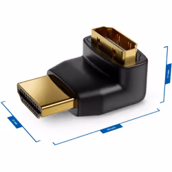 Techly HDMI M/F Noir