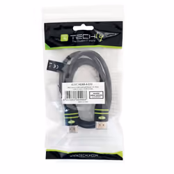 Techly 3.0m HDMI-A M/M câble HDMI 3 m HDMI Type A (Standard) Noir
