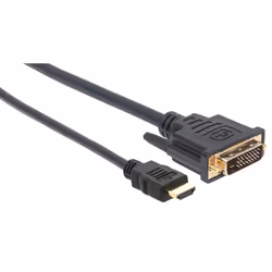 Techly 1.8m HDMI - DVI-D M/M 1,8 m Noir - Vue supplémentaire 6
