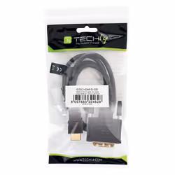 Techly 3.0m HDMI - DVI-D M/M 3 m Noir