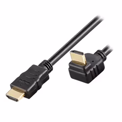 Techly 2m HDMI, 2 m, HDMI Type A (Standard), HDMI Type A (Standard), Compatibilité 3D, 10 Gbit/s, Noir